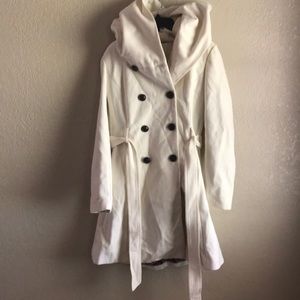 Anthropologie Elevenses thick lined coat
